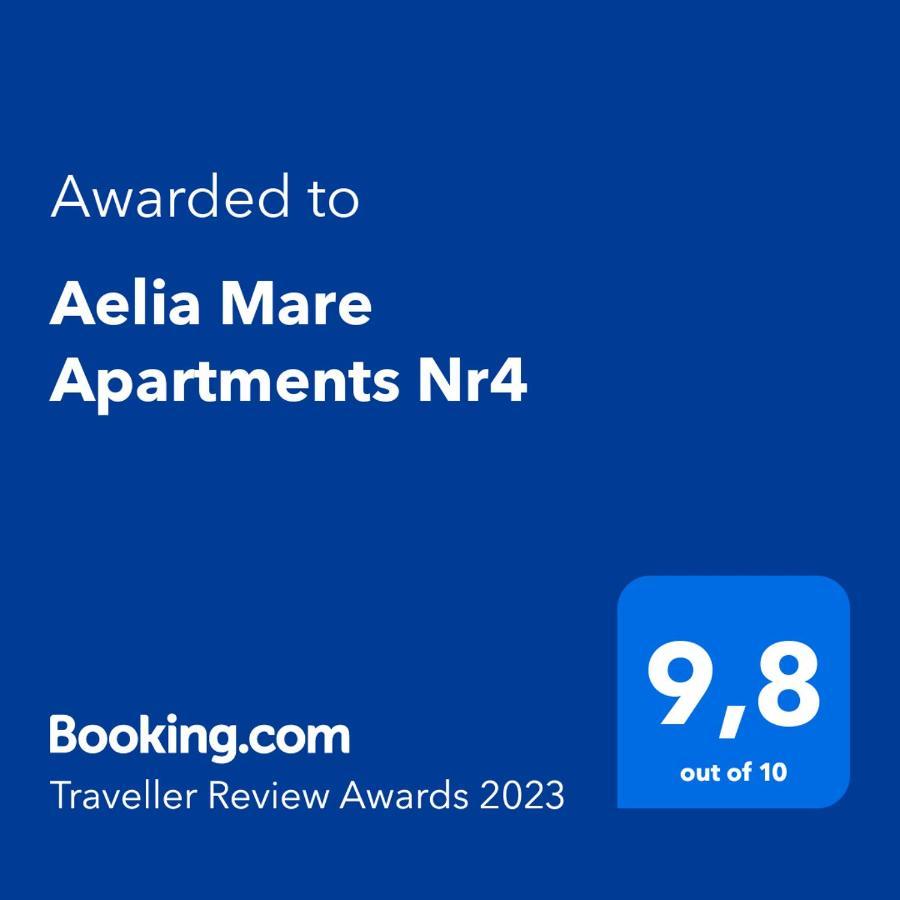 Aelia Mare Apartments Nr4 Istérnia Eksteriør bilde